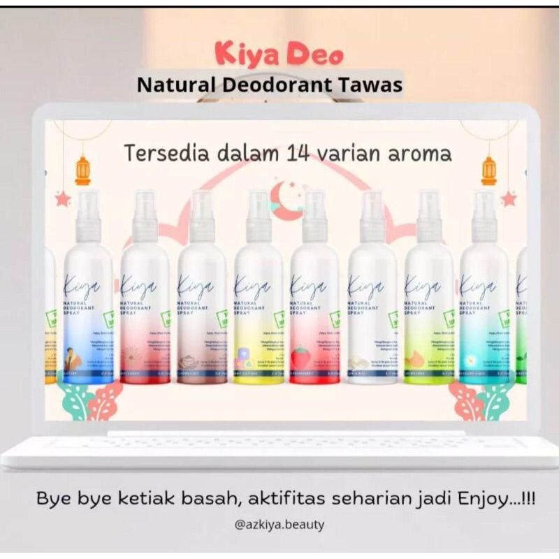 Kiya Deodorant Tawas Spray Cair 100ml