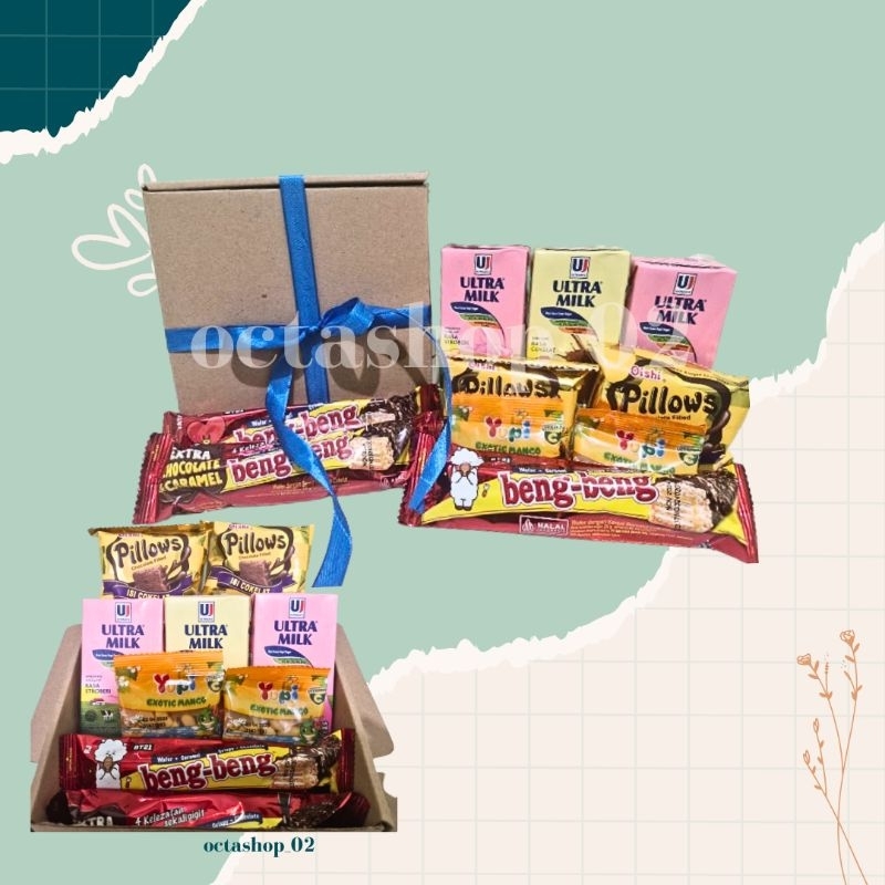 

Paket Snack Ulang Tahun Kemasan Box Isi 10 Macam//Hampers Snack//Gift Snack