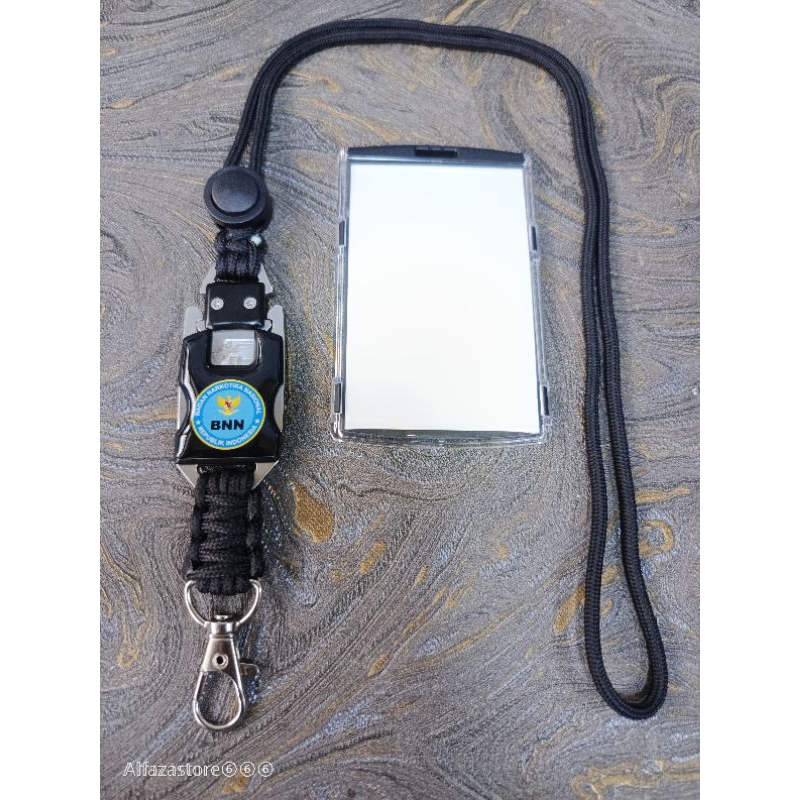 

Tactical lanyard holder id card logo bnn badan narkotika nasional