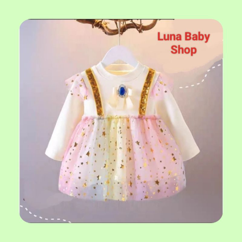 Dress Baby "Elite Miss Mama" 9bulan-2Tahun