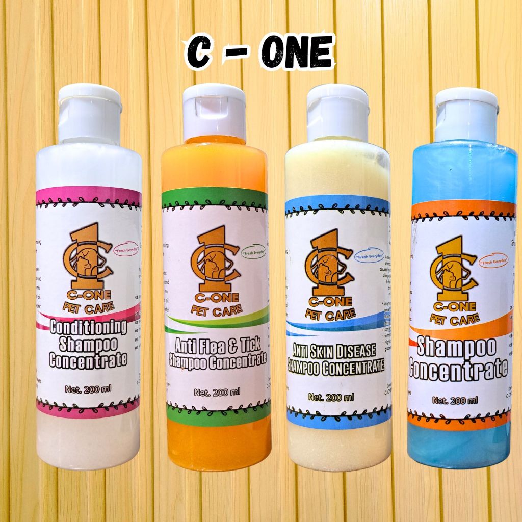 C1 Shampoo Pet Care - shampoo grooming anjing kucing 200ml