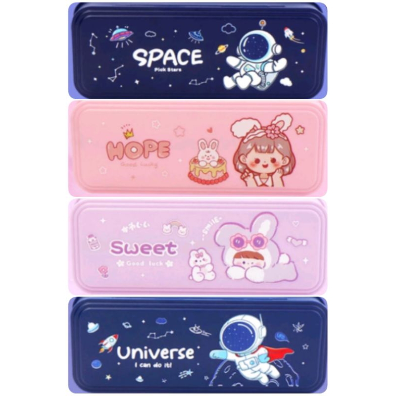 

Tempat pensil Astronot, Sweet girl plastik tebal / Kotak pensil astronot, sweet girl / Pencil case plastik tebal astronot, sweet girl fancy