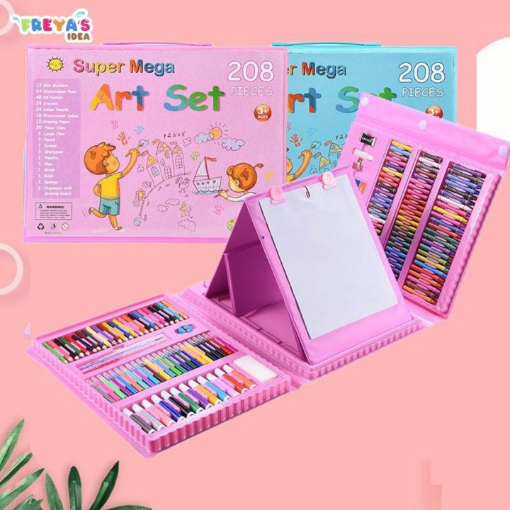 

PROMO CRAYON PENSIL WARNA ART SET PENSIL WARNA ANAK 208PCS