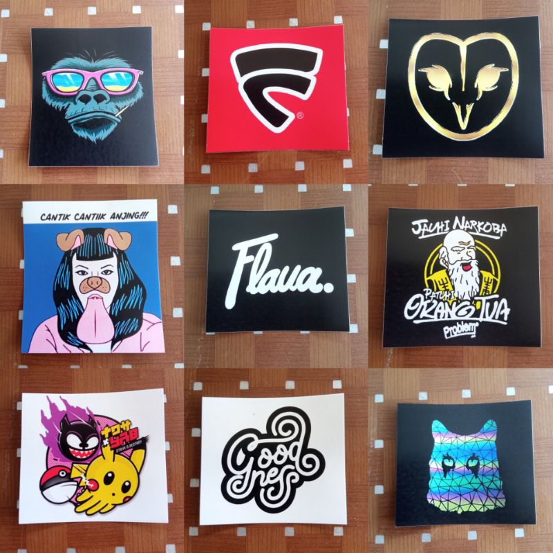 

Stiker Distro Paket 10Pcs Free Bonus