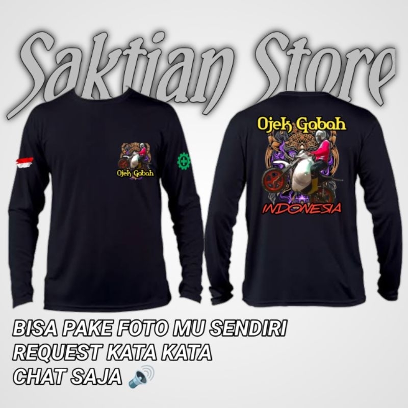 KAOS OJEK GABAH PADI MANIA BAHAN ADEM