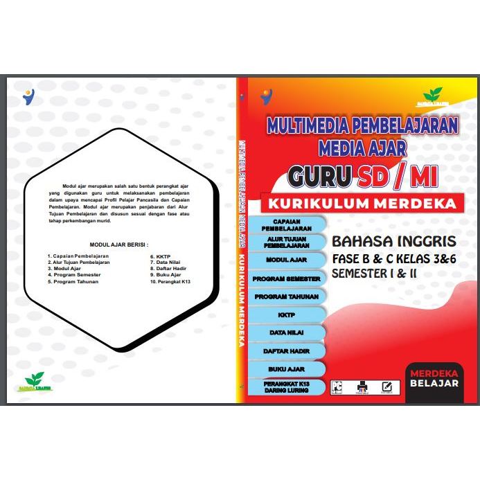 

MODUL AJAR SD/MI BAHASA INGGRIS FASE B & C ( KELAS 3 & 6 ) KURIKULUM MERDEKA