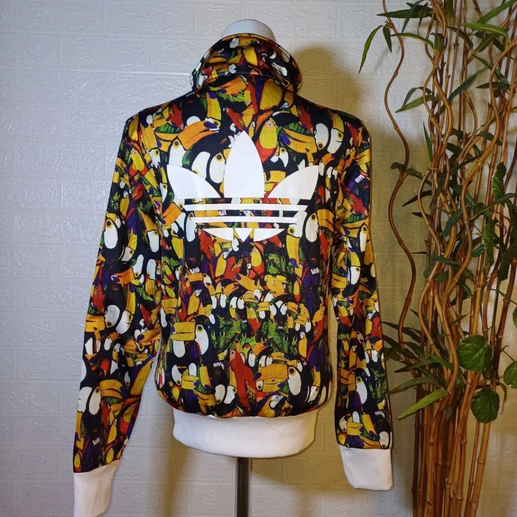 TRACKTOP ADIDAS FIREBIRD FULLPRINT ORI (SECOND BRANDED) SIZE S, TT004