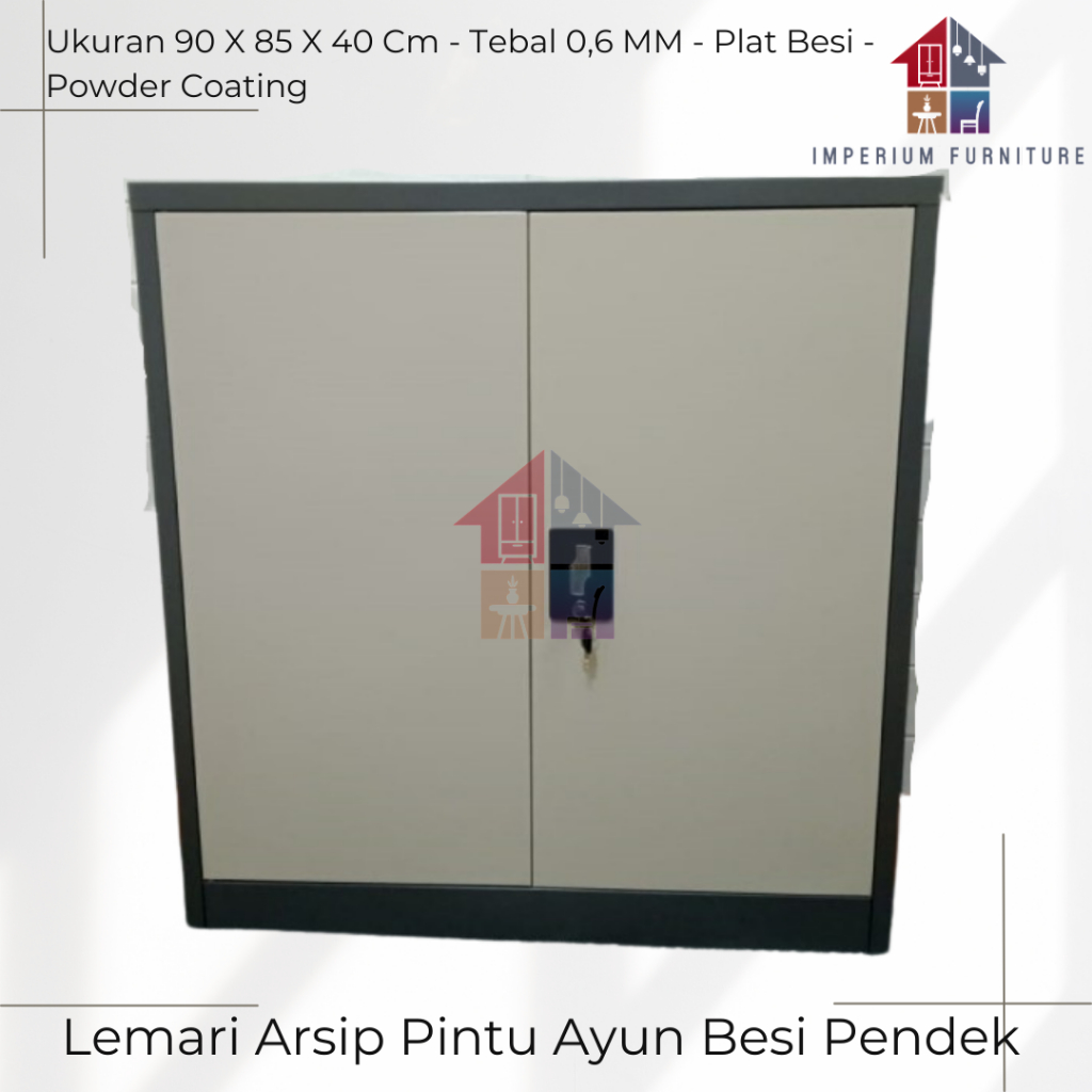 Lemari Arsip Pendek / Lemari Arsip Besi Pendek / Lemari Arsip / Lemari Kantor Pendek / Lemari Kantor