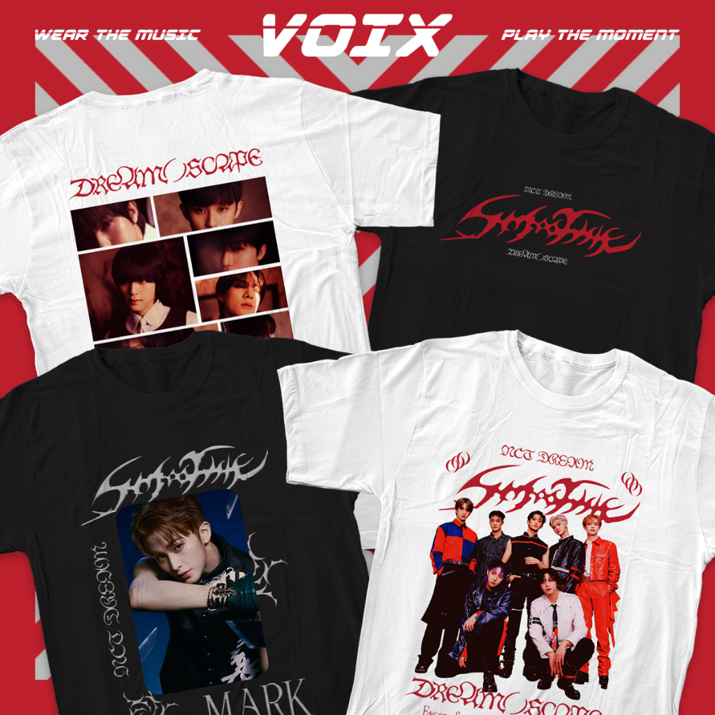 Kaos Kpop NCT DREAM "DREAM()SCAPE; Smoothie" Tee - Mark, Renjun, Jeno, Haechan, Jaemin, Chenle, Jisu