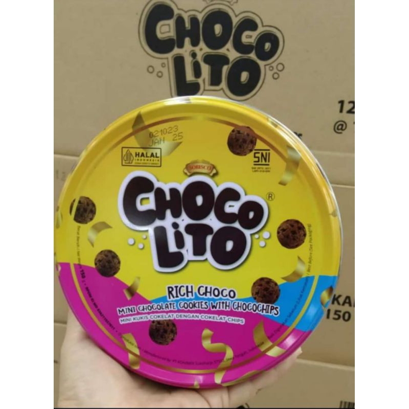 

Choco Lito Kaleng 150g/Chocolito Rich Choco Kaleng 150g/Choco Lito Cookies 150g