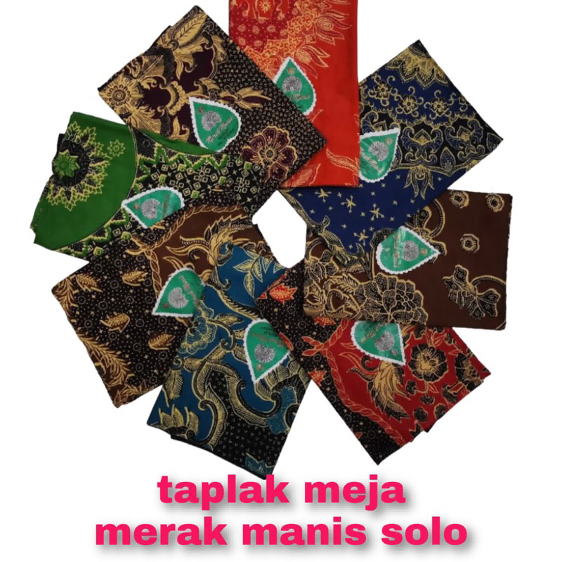 Taplak Meja Batik Merak Manis | Taplak Meja Batik
