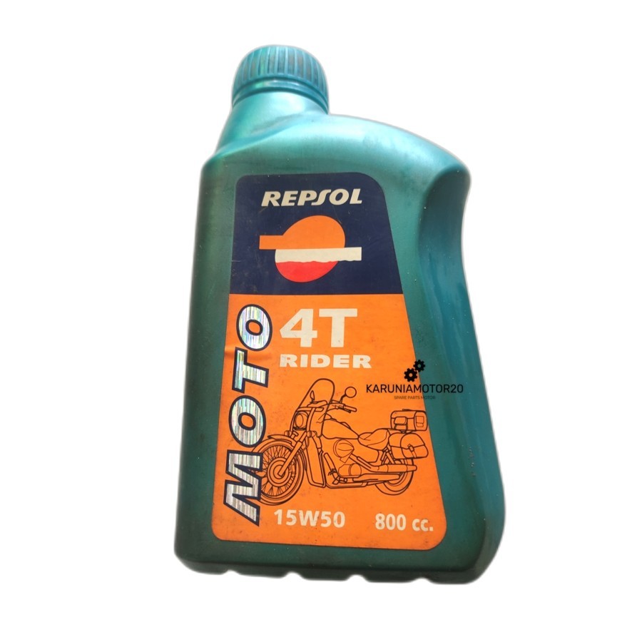 Oli Repsol Moto Rider 4T 15W-50 0,8 Liter 800 ML Original 100%