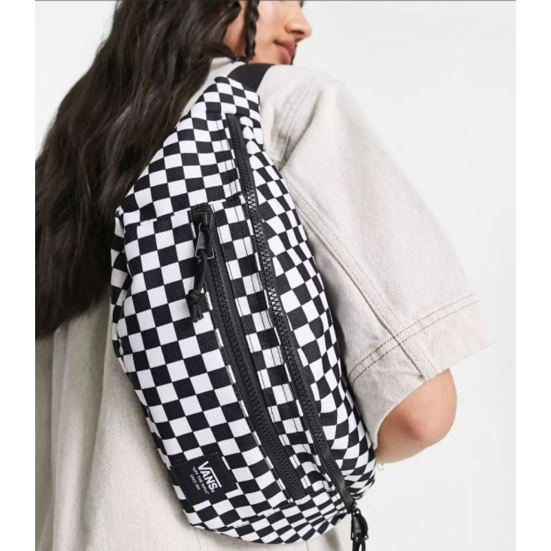 WAIST BAG ORIGINAL VANS CHECKERBOARD FANNY PACK WAIST BAG TAS PINGGANG