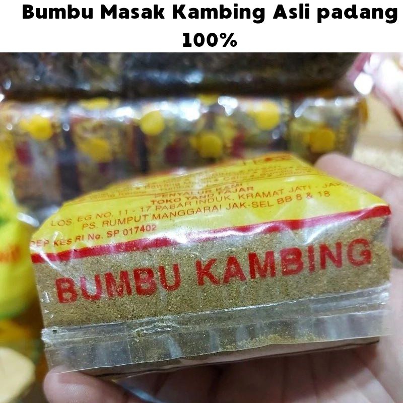 

Bumbu Masak Kambing Asli Padang Asli Sariminang Bumbu Instan