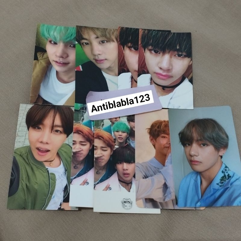 Photocard pc poca bts bangtan hyyh pt 2 suga yoongi jin seokjin taehyung v jhope hobi hoseok group o