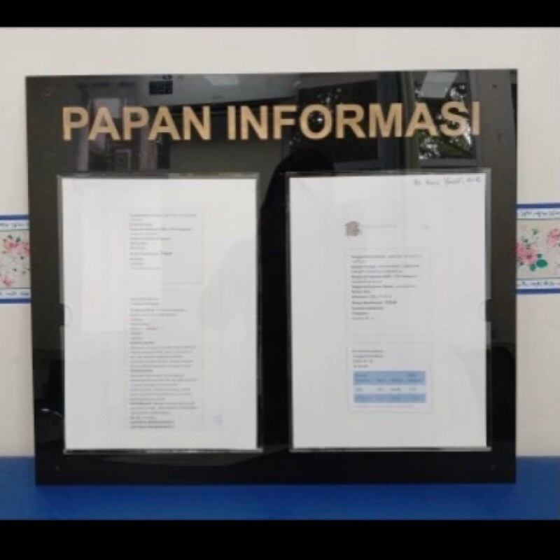 

Papan informasi A4 Kantong Custom