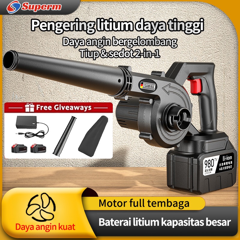 Mesin Blower Tangan Baterai Cordless Blower TOOLS 21V / Pengering Litium / 21V Blower Mesin Blower T