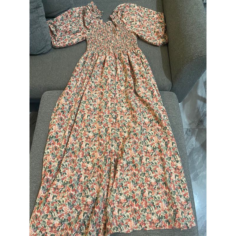 floral dress ala korea