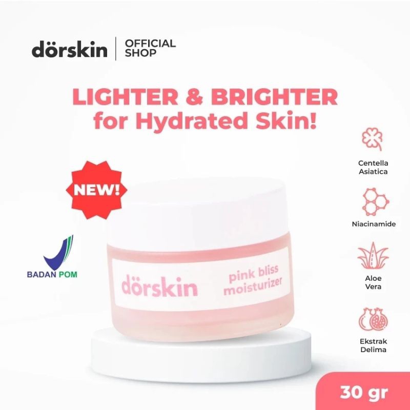 DORSKIN Pink Bliss Moisturizer 30gr / Dorskin Moisturizer