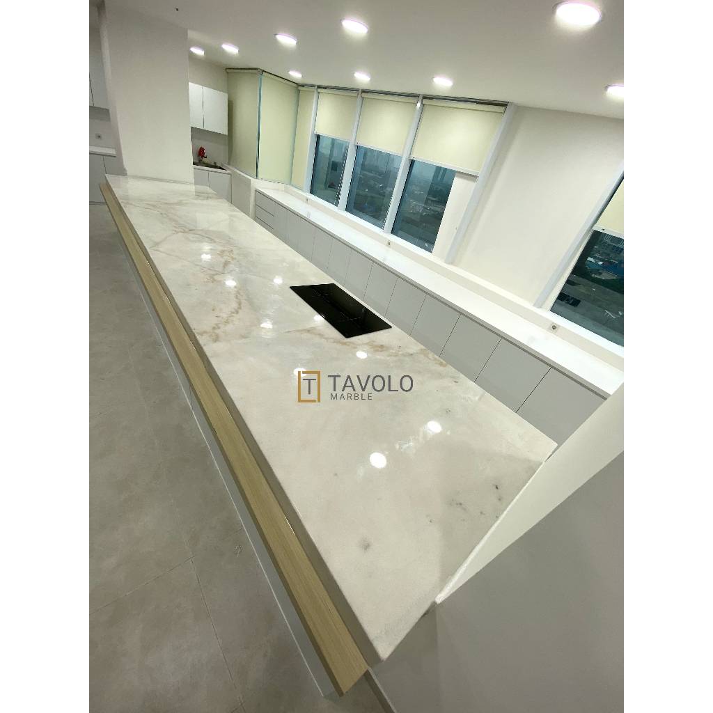 Marmer Putih | Meja Marmer | Marmer Bianco | Meja Island | Meja Dapur