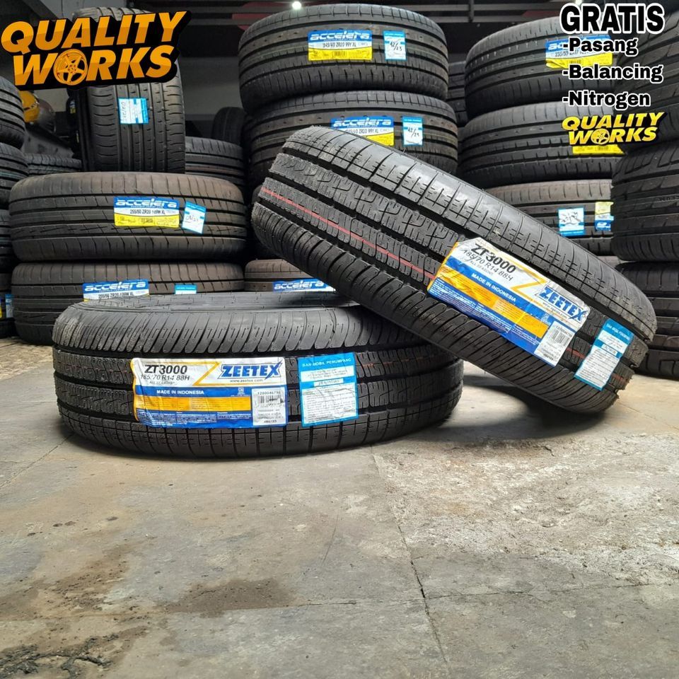 ban ukuran standar avanza xenia 185 70 R14 Zeetex ban tubeles 185/70 R14 - Toko ban mobil surabaya