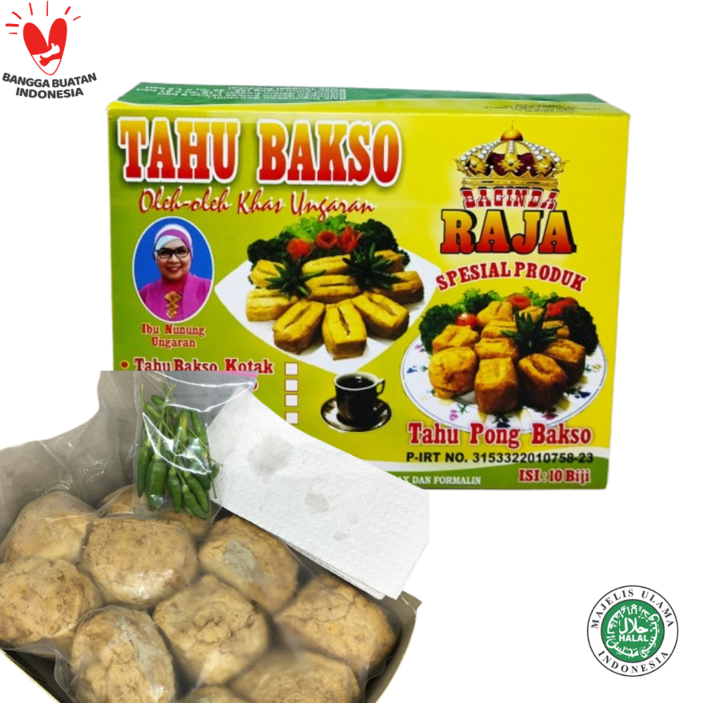 Tahu Bakso Semarang Pong Baxo Sapi Merk Baginda Radja Khas Ungaran Frozen Siap Goreng