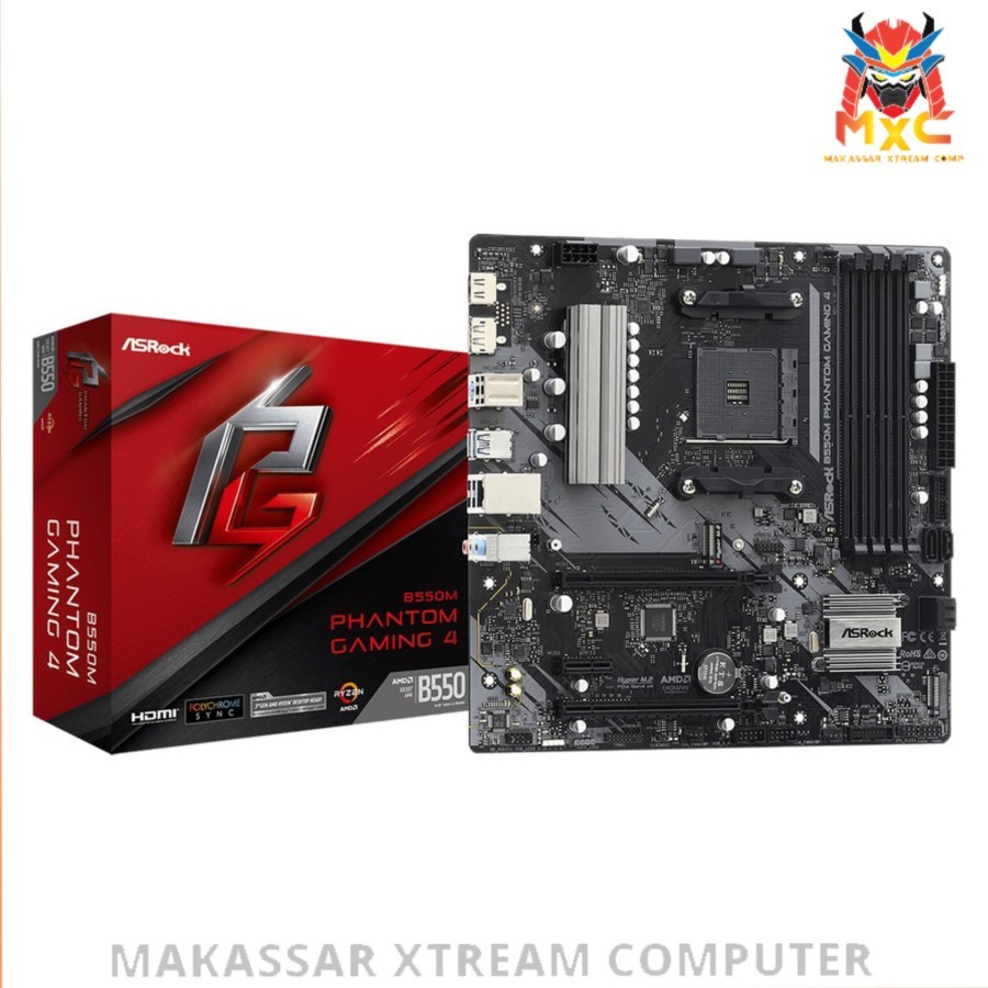 ASROCK B550M PHANTOM GAMING 4 (Socket AM4)