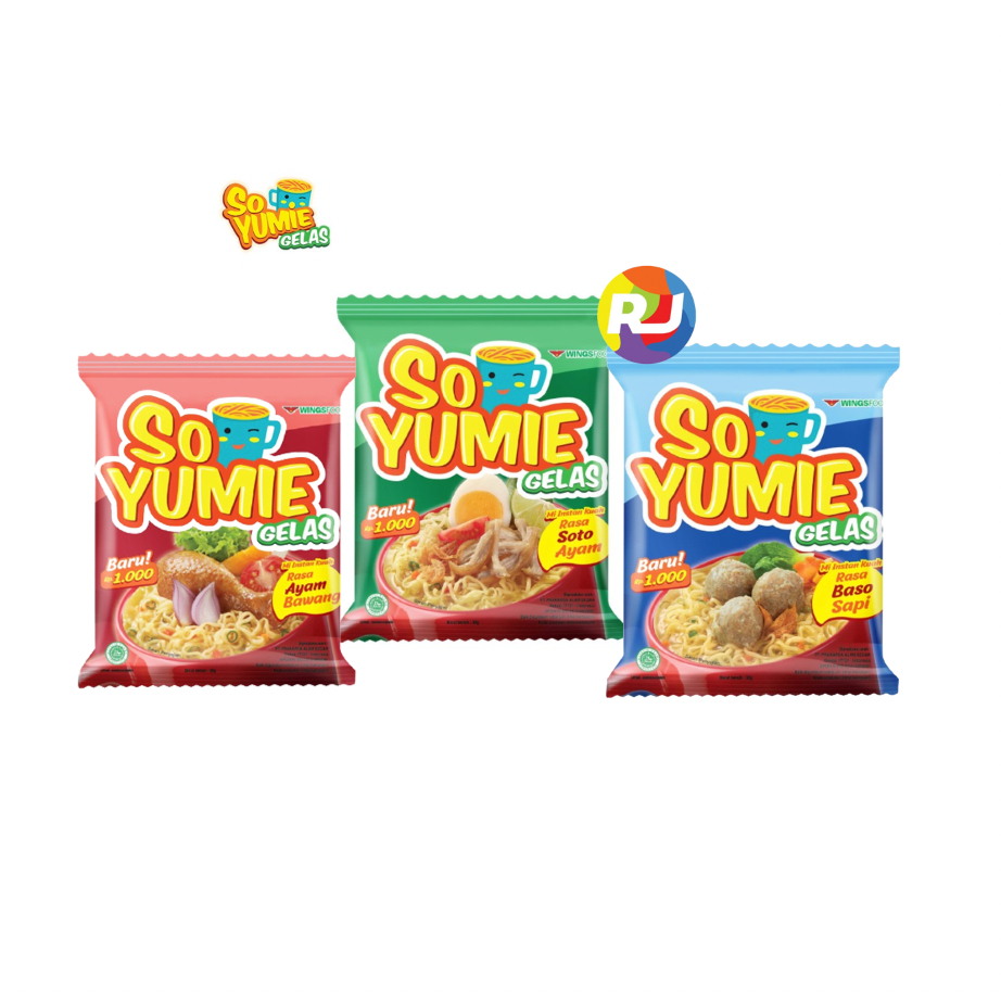 

So Yumie Mie Gelas 30gr isi 10pcs - Baso Sapi / Soto Ayam / Ayam Bawang