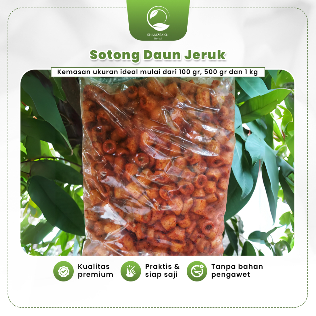 

Sotong Pedas Daun Jeruk Cemilan Pedas Original Gurih Asin ShanizsaKu