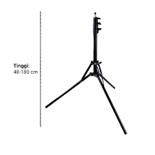STAND LAMPU / STAND FOTO / TRIPOD HP LAMPU MURAH Tinggi 180cm