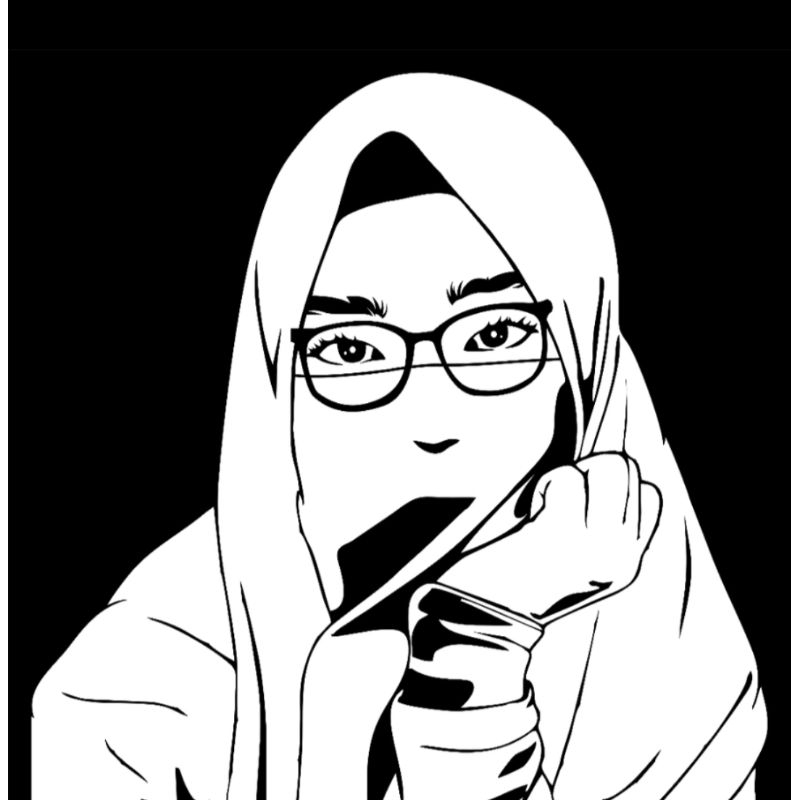 STIKER MOBIL CUTTING STICKER MUSLIMAH KEREN