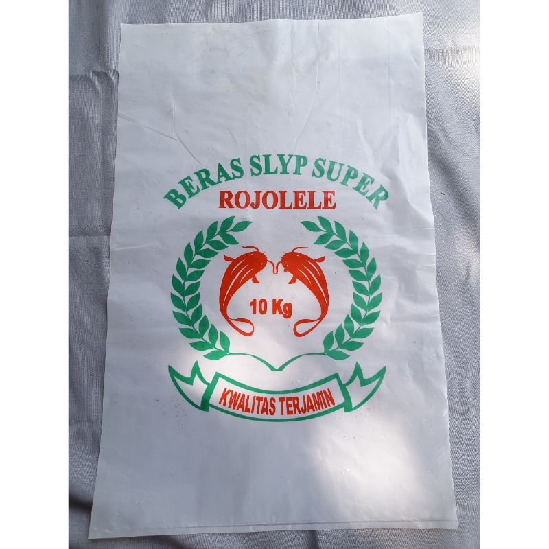 PLASTIK BERAS ROJOLELE 10KG isi 50 lembar