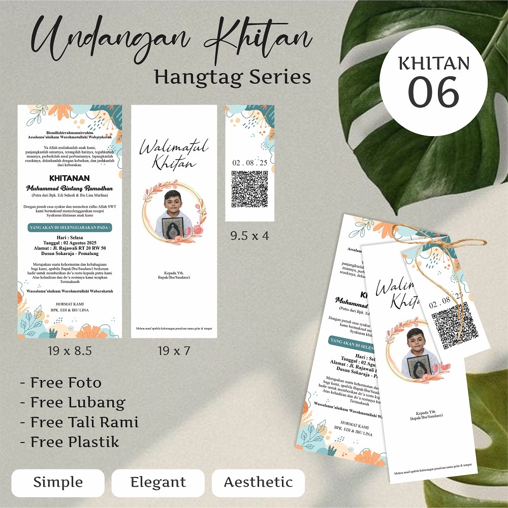 UNDANGAN HANGTAG CUSTOM / UNDANGAN RUSTIC / UNDANGAN CUSTOM / UNDANGAN MURAH