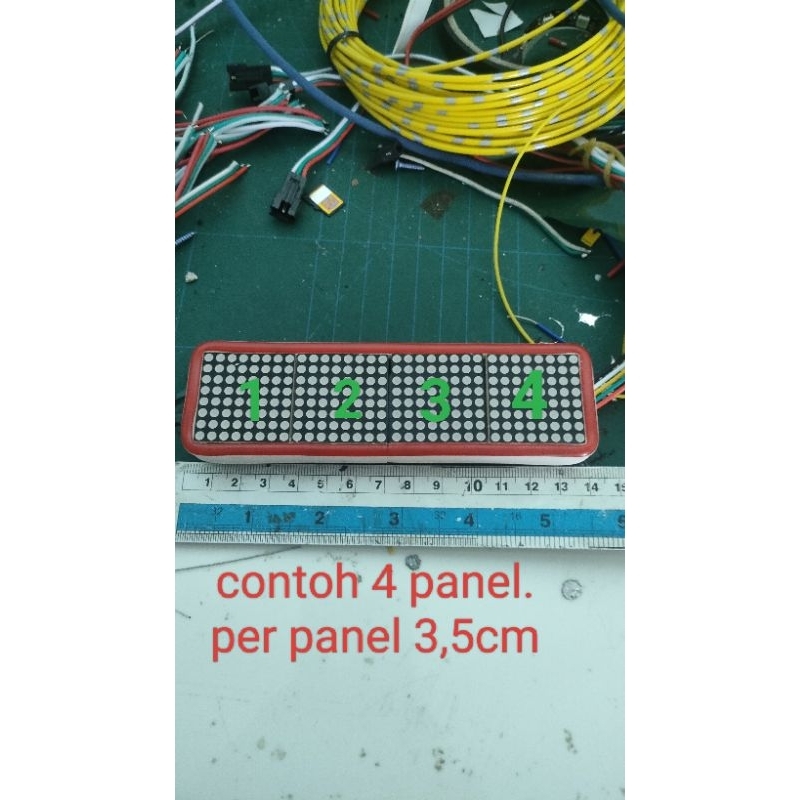 stoplamp motor /mobil running text custom