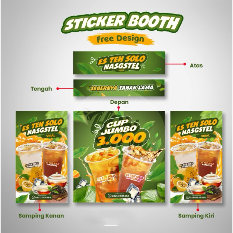 

BOOTH LIPAT KEKINIAN ES TEH JUMBO VIRAL