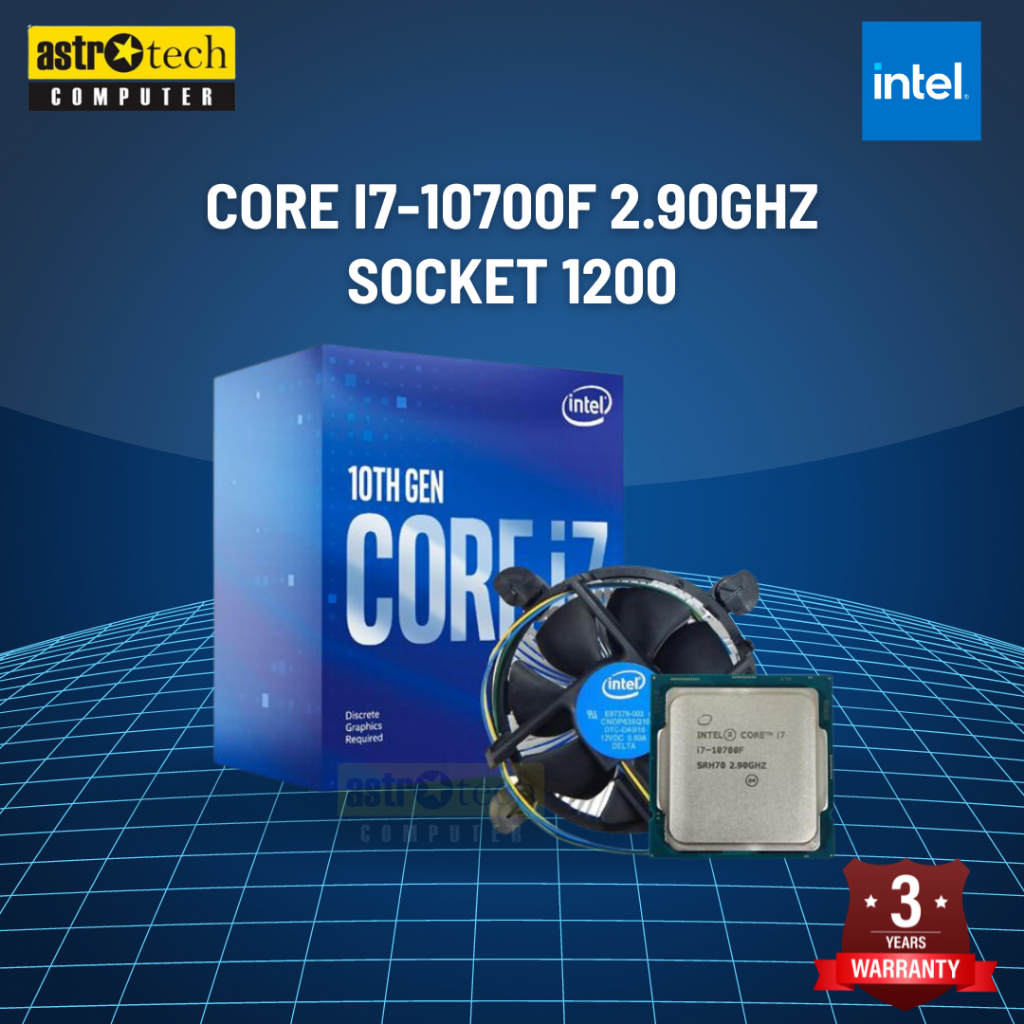Processor Intel Core I7-10700F I7 10700F Box LGA1200 - Proc Intel Core I7 10700F