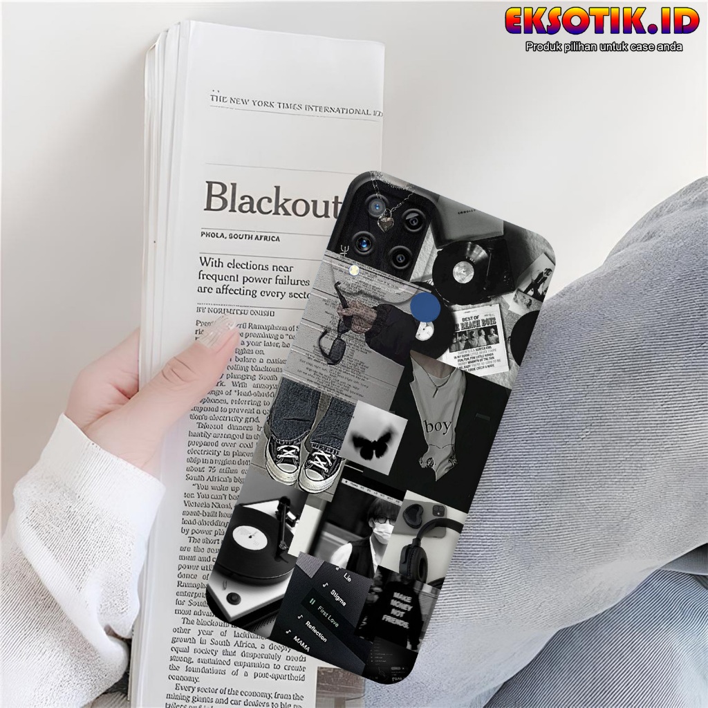 Case Realme C15 - Casing Realme C15 - Fashion Case Terbaru - Silikon Realme C15 - Motif Keren Dan Lu