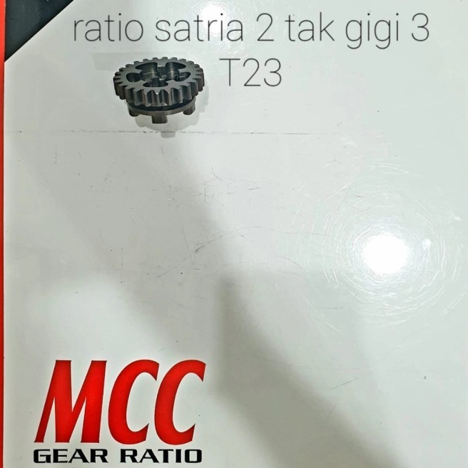 ratio satria 2 tak gigi 3 sebelah
