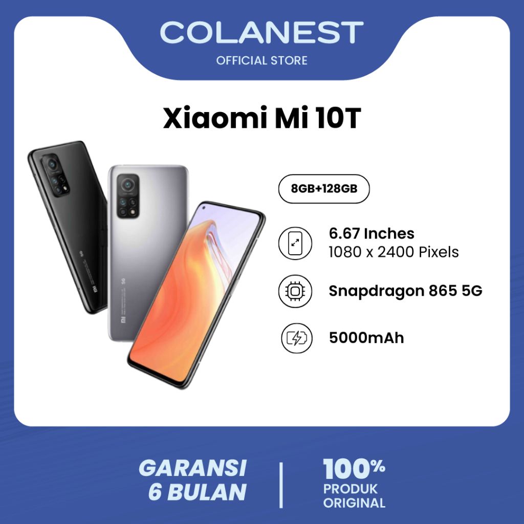 (Second Like New) Xiaomi Mi 10T 6.67 inches | 8GB+128GB | Snapdragon 865 5G | 5000 mAh