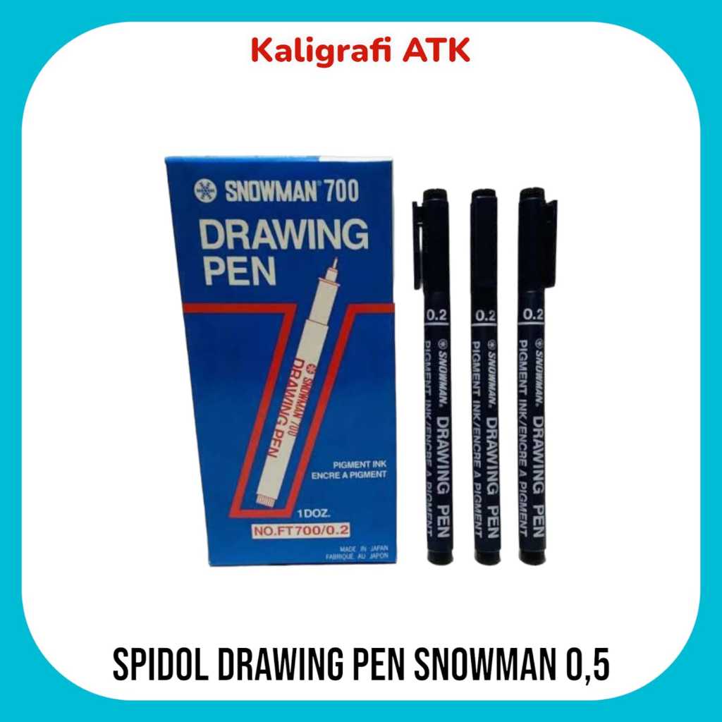 

Spidol Drawing Pen Snowman 0.5