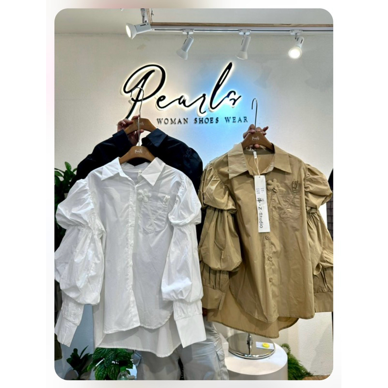 Blouse Lengan Balon Import premium