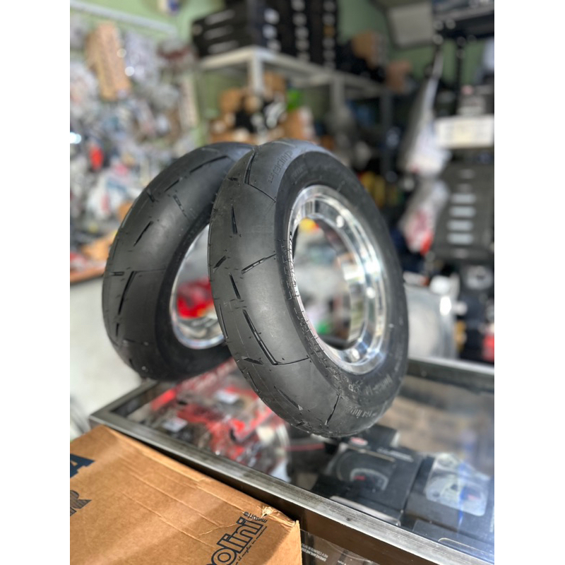 paket tubeless velg vrossi ban ADX racing vespa ring 10 excel sprint px spartan dkk
