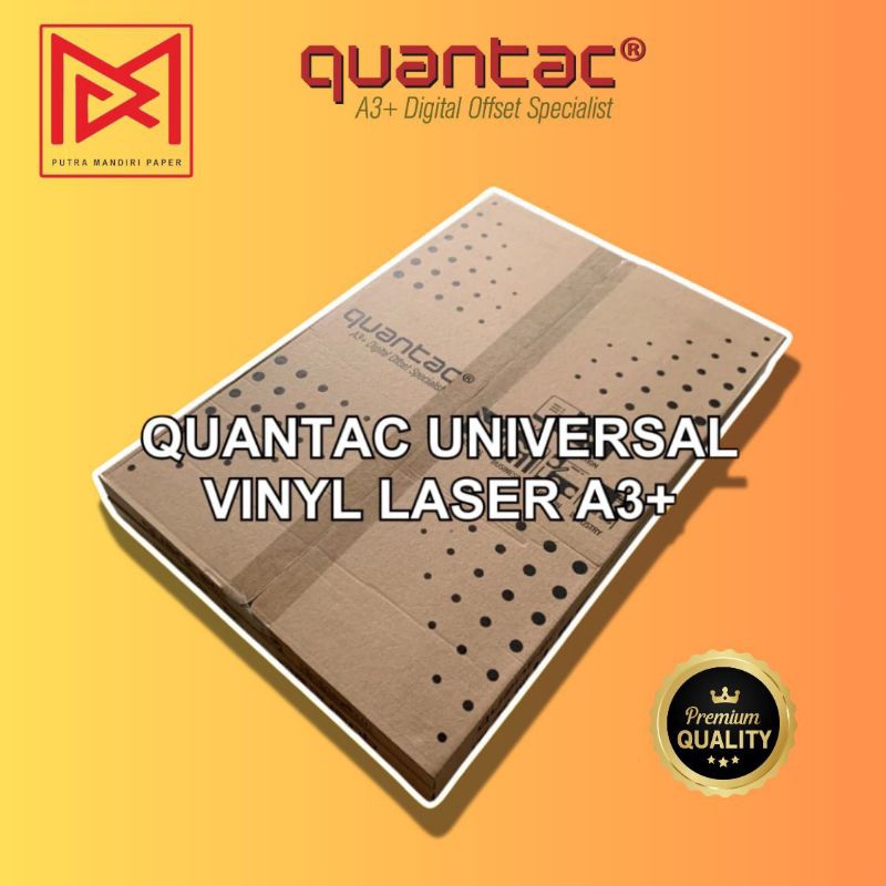 

BAHAN STIKER QUANTAC A3+ PREMIUM ISI 100 LEMBAR PER PACK, BAHAN PRINTING STIKER
