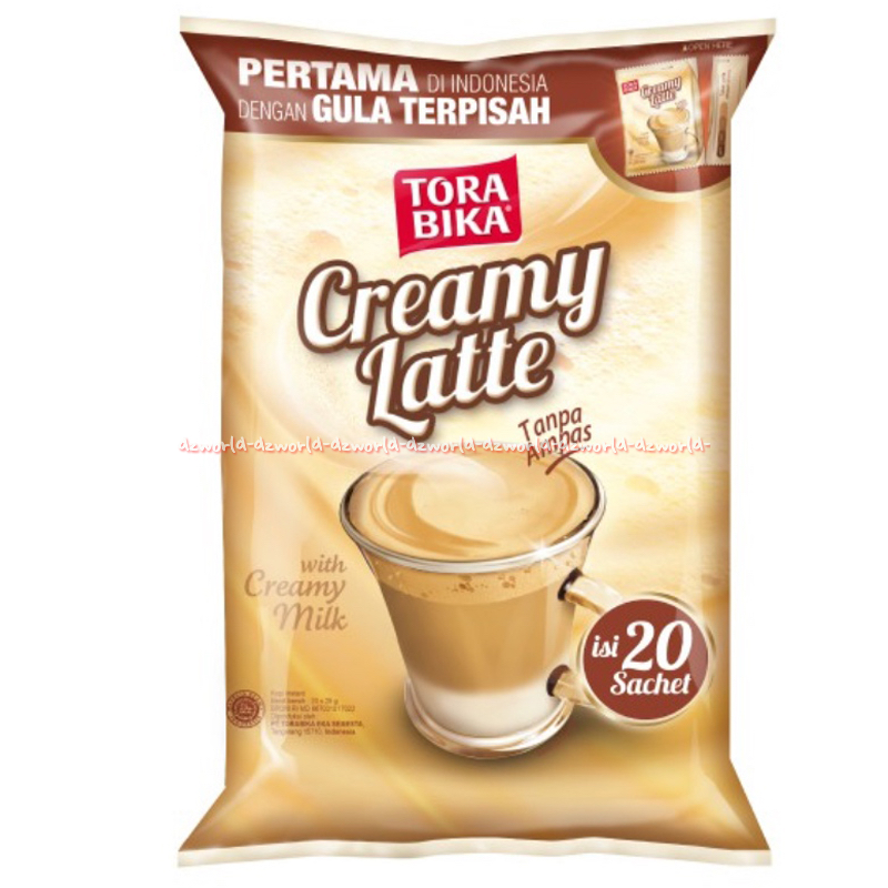 

Torabika Creamy Latte 20sachet Kopi Bubuk Instan Gula Terpisah Tora Bika Krimi Milk Tanpa Ampas Coffee Instant