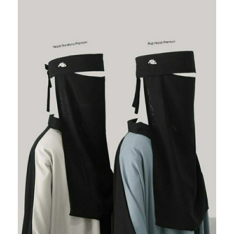NIQAB PREMIUM MALIKAH-niqab bandana-niqab flap by ABAYA MALIKAH
