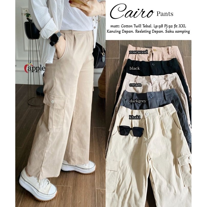 Celana Panjang Wanita Kulot Cairo Pants Original By Apple