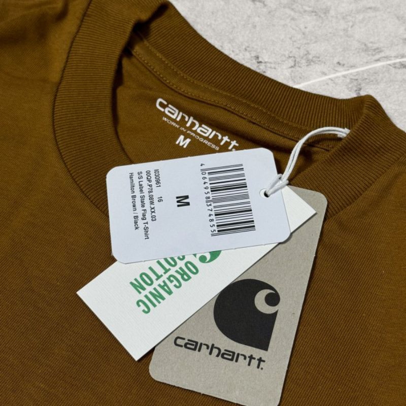 Carhartt WIP Label State Flag T-ShirtHamilton Brown / Brown
