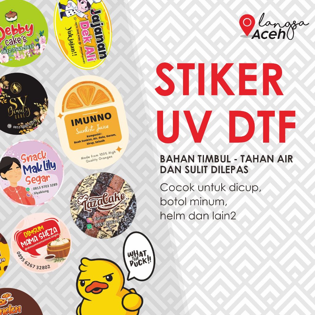 

CETAK STIKER UV DTF ( STIKER TIMBUL PERMANEN )