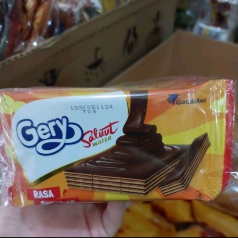 

Gerry Salut Coklat | Gerry Salut Potek| Gerry salut Wafer Coklat| Gerry Salut Wafer Rasa Coklat| Snack Garudafood | Gerry wafer salut coklat