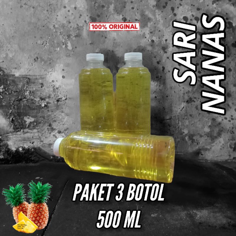 

PAKET MINUMAN TRADISIONAL KHAS BEKONNG SUKOHARJO SARI NANAS KEMASAN 500 ISI 3